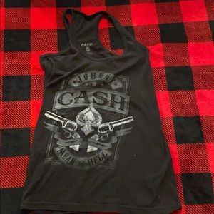Johnny cash tank top